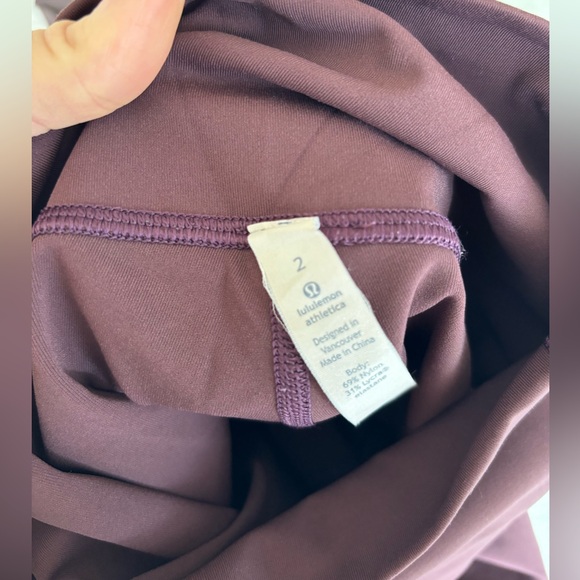 lululemon Wunder Under Hi-Rise Tights in Ombré Burgundy/Wine - Picture 4 of 6